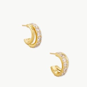 Kendra Scott Gold Huggie Earrings